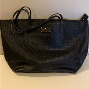 Kate spade Penn place embossed bag black